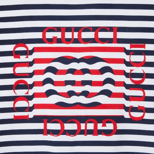 Camiseta de punto de algodón estampado