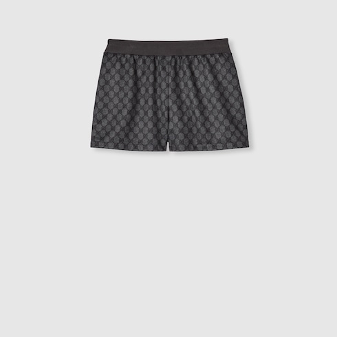 Shorts in jersey tecnico stampato