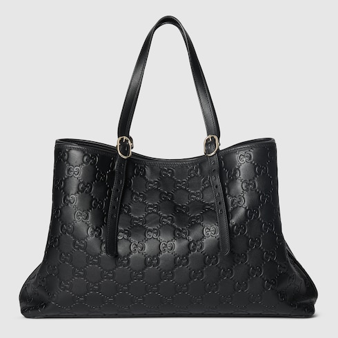 GG Emblem large tote bag  
