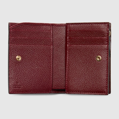 Bi-color GG Marmont small wallet