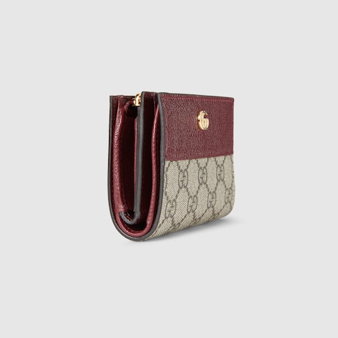 Bi-color GG Marmont small wallet