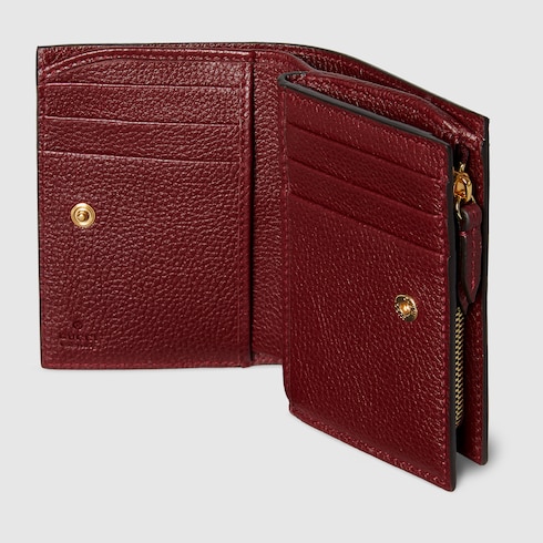 Bi-color GG Marmont small wallet