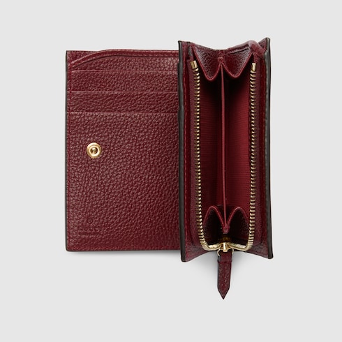 Bi-color GG Marmont small wallet