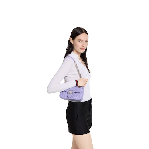 Borsa a spalla GG Marmont misura piccola