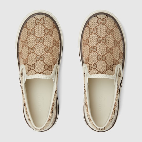 Children's embossed GG sneaker