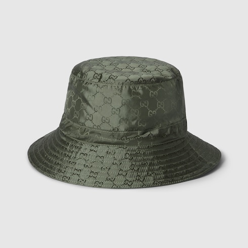Reversible GG nylon bucket hat