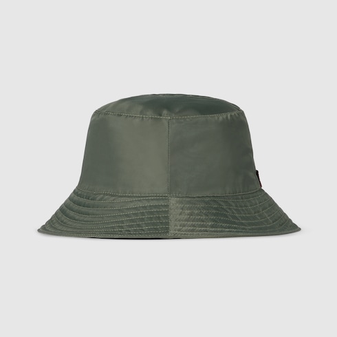 Reversible GG nylon bucket hat