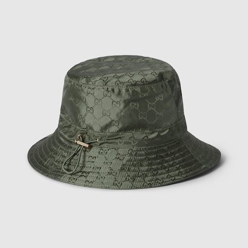 Reversible GG nylon bucket hat