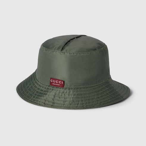 Reversible GG nylon bucket hat