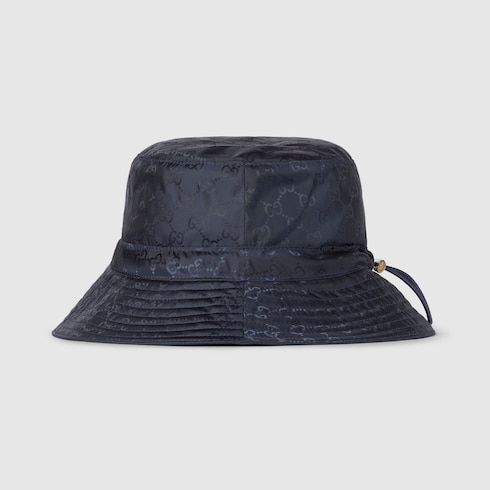 Reversible GG nylon bucket hat