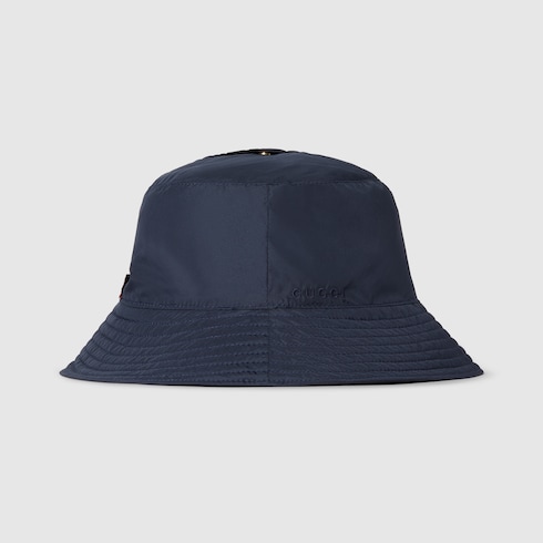 Reversible GG nylon bucket hat