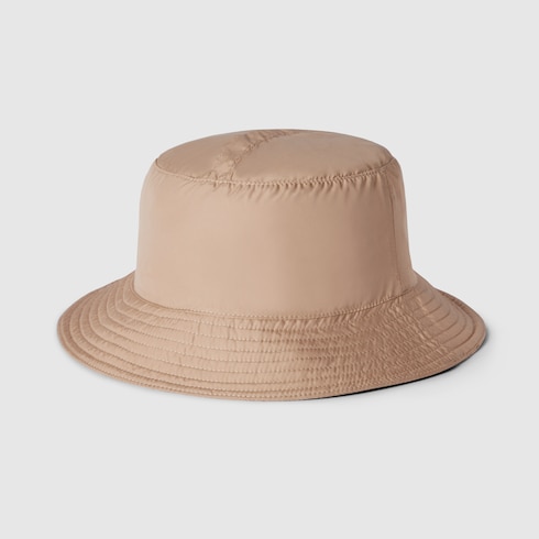 Reversible GG nylon bucket hat