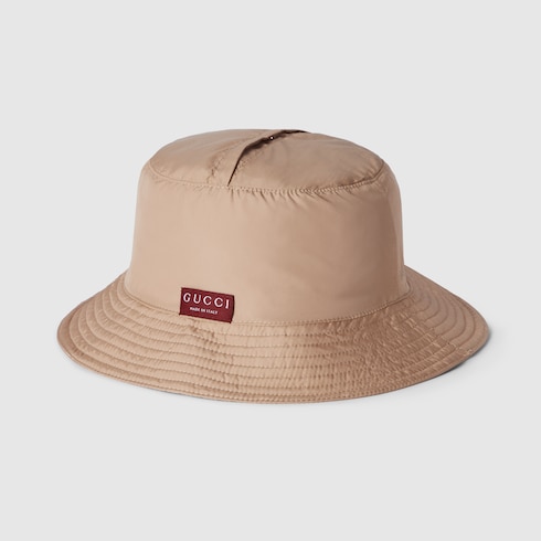 Reversible GG nylon bucket hat
