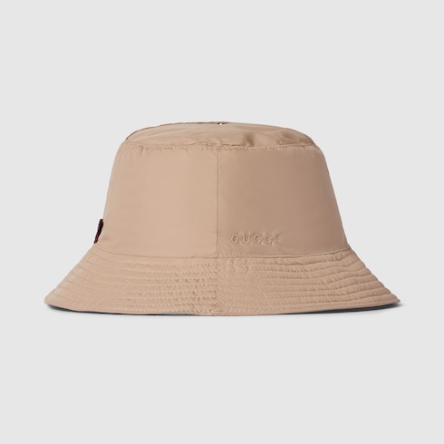 Reversible GG nylon bucket hat
