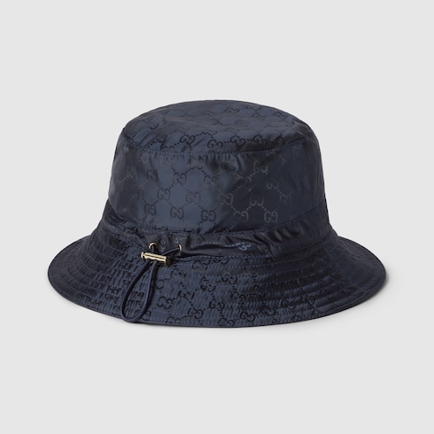 Reversible GG nylon bucket hat