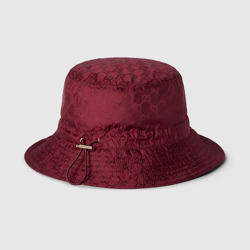 Reversible GG nylon bucket hat