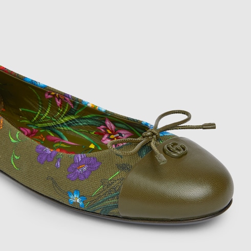 Women's printed ballet flat