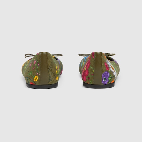 Women's printed ballet flat
