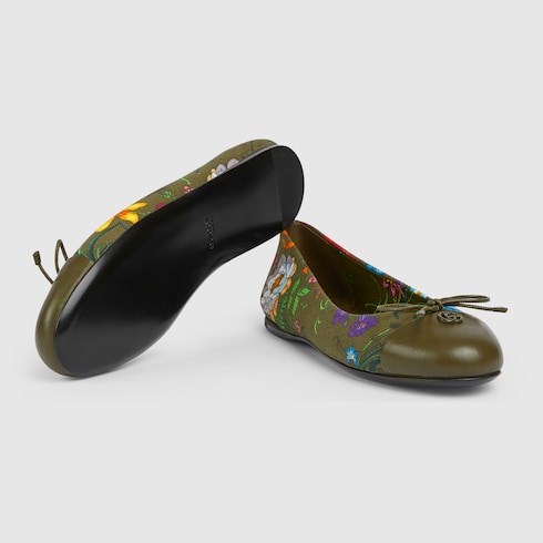 Women's printed ballet flat