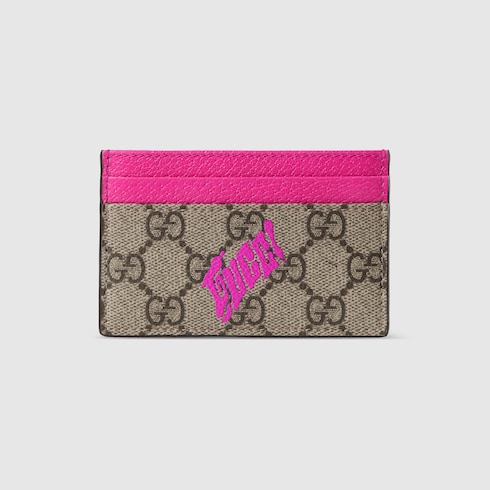 GG Monogram zip around wallet with print