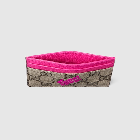 GG Monogram zip around wallet with print