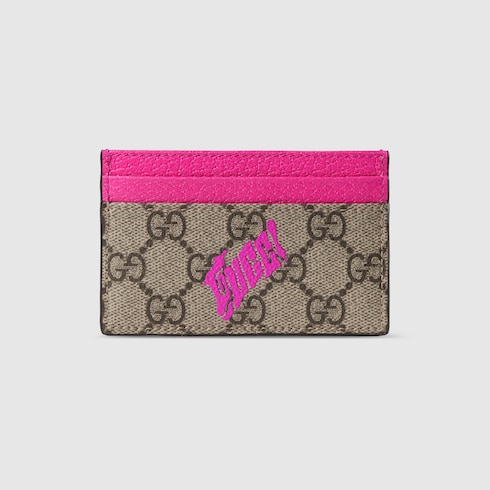 GG Monogram zip around wallet with print