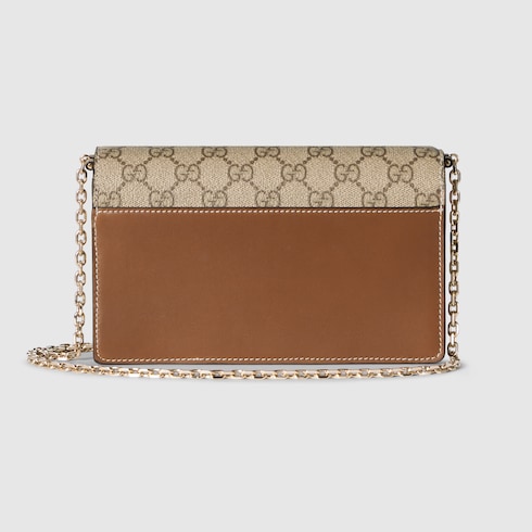 Cartera GG Emblem con cadena