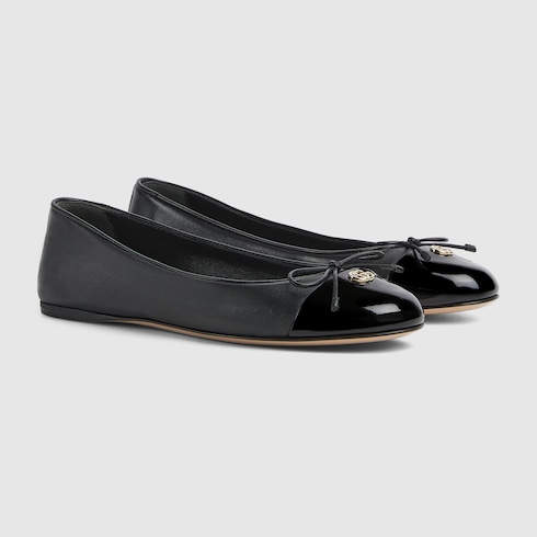 Women's ballet flat with Double G