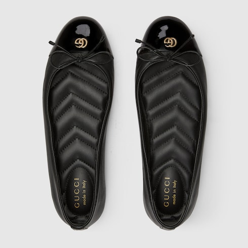 Women's ballet flat with Double G