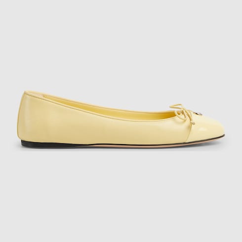 Women's ballet flat with Double G