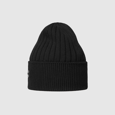Bonnet en laine avec logo