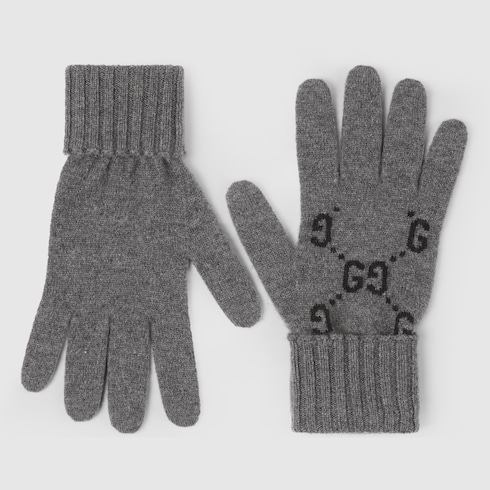 GG cashmere gloves