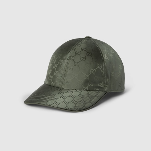 GG nylon baseball hat in green | GUCCI® US