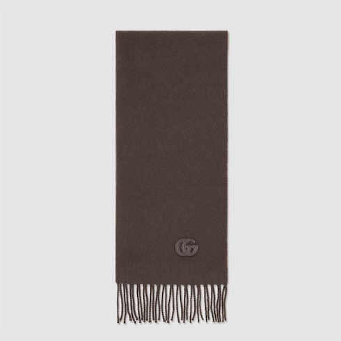 Bufanda de cashmere con parche
