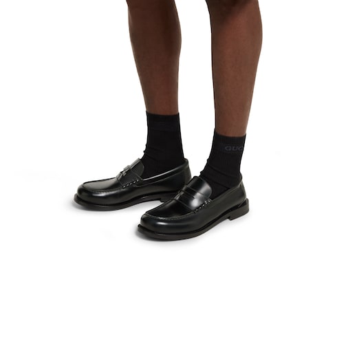 Men's loafer with removable detail 