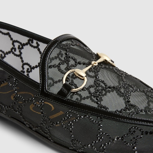 Women's GG crystal Gucci Jordaan loafer