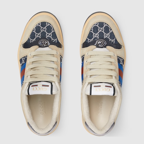 รองเท้าผ้าใบ Women's GGcrystal Screener sneaker