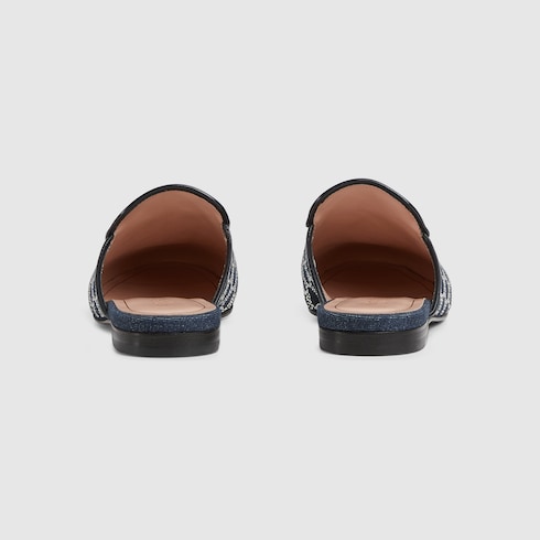 Slipper Princetown donna con cristalli GG