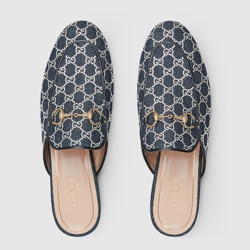 Slipper Princetown donna con cristalli GG