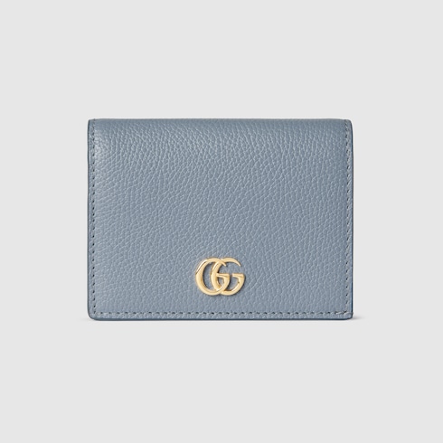 Portefeuille bicolore GG Marmont petit format
