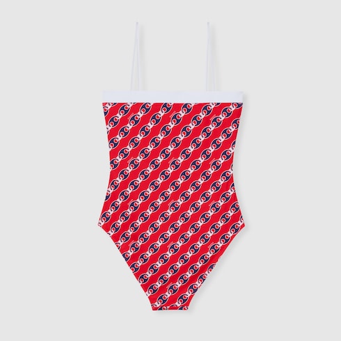 Costume da bagno in jersey stretch stampato