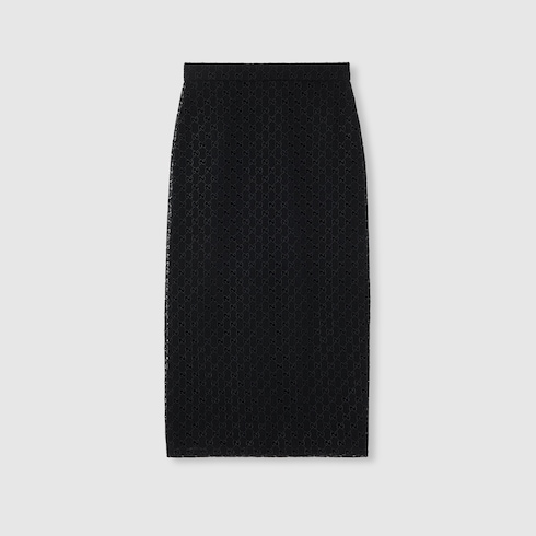 GG macramé skirt