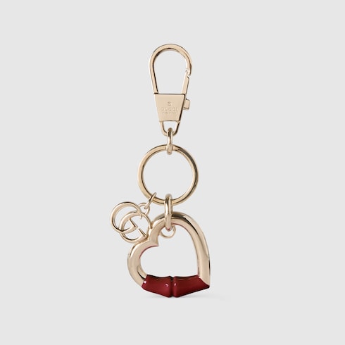 Heart-shaped keychain