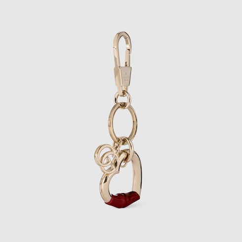 Heart-shaped keychain