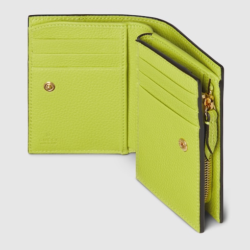 Bi-color GG Marmont small wallet