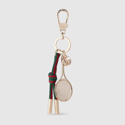 Porte-clés Gucci Tennis avec bande Web