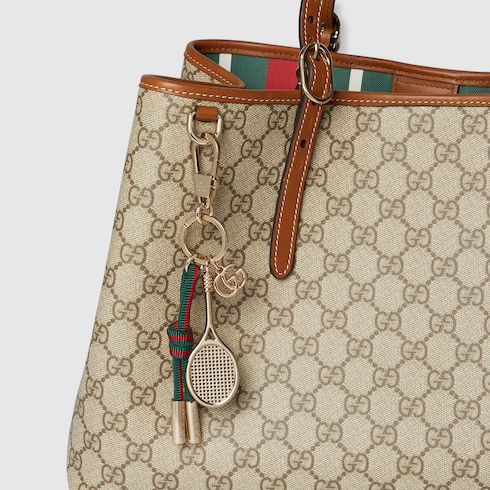 Gucci Tennis keychain with Web