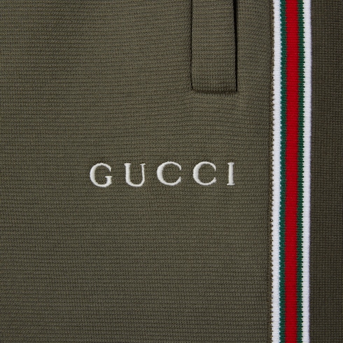 Shorts in piquet di cotone con ricamo