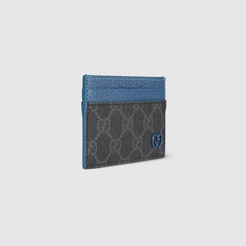 Blue trim GG card case