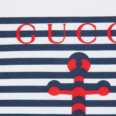 T-shirt in jersey di cotone stampato